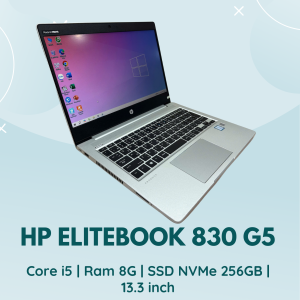 HP ELITEBOOK 830 G5 | CORE I5 - 8365U | RAM 8G | SSD NVMe 256GB | 13.3 INCH