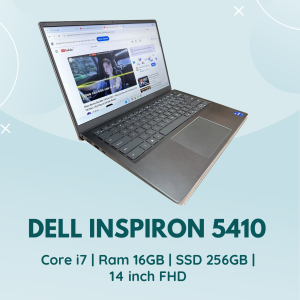 DELL INSPIRON 5410 | CORE I7 - 11390H | RAM 16G | SSD 256GB | 14 INCH FHD